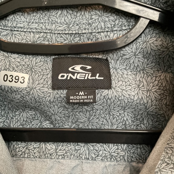 #0393 Blue Button Up Size M Brand O’Neal - Picture 3 of 3